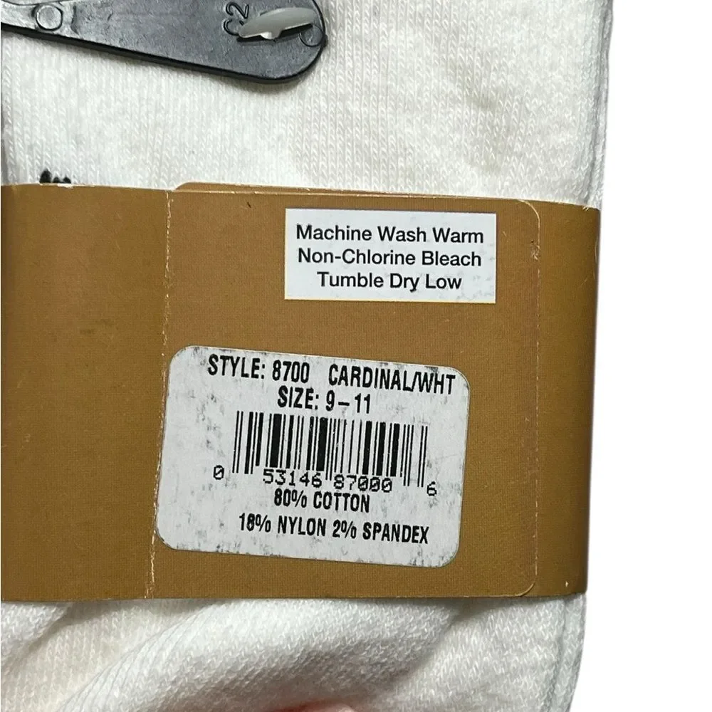 High Meadows‎ Women’s Cardinal Socks, Size M, NWT
